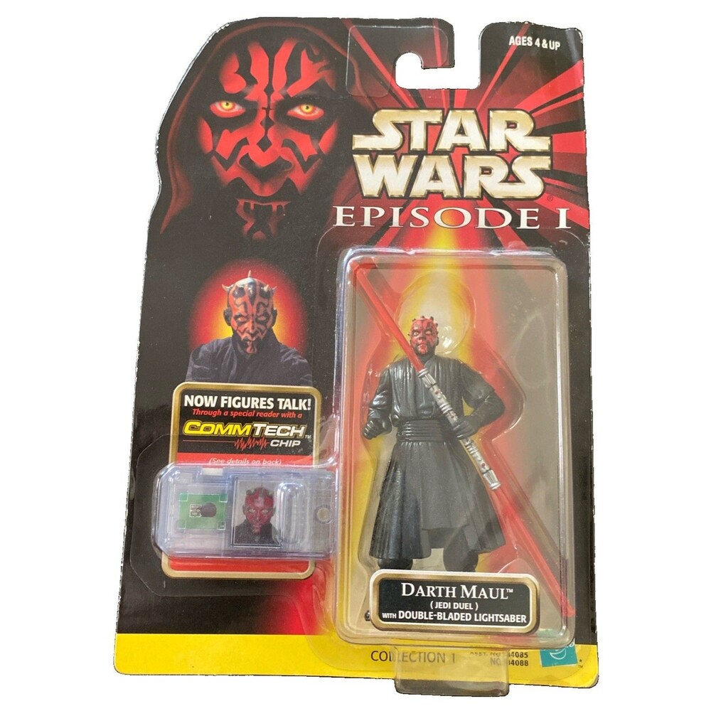 Star Wars Episode 1 Darth Maul Jedi Duel Action Figure Double Bladed Lightsaber